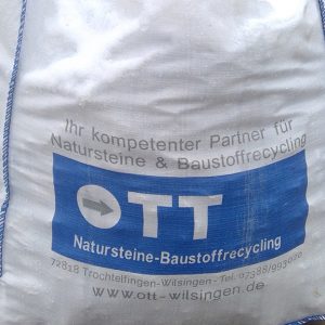 BigBag-Einweg inklusive Befüllung