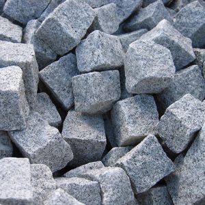 Granit Pflastersteine Roriz gespalten
