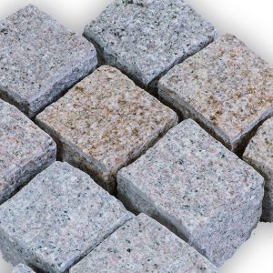 Granit Pflastersteine Sol gespalten
