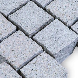 Granit Pflastersteine Sol gestockt