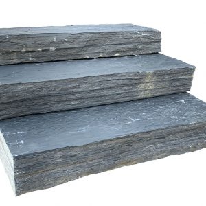 Schiefer Blockstufen